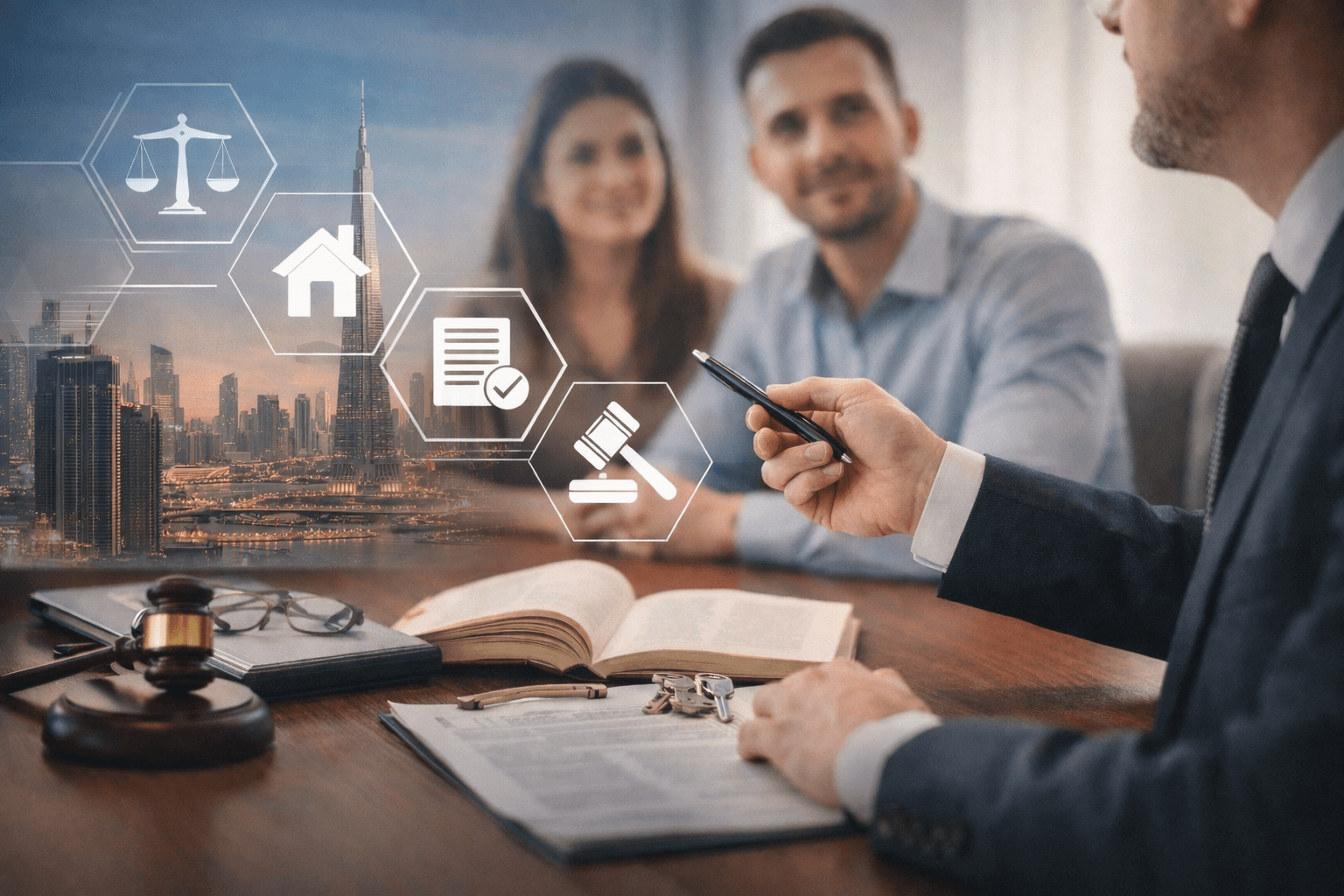 Legal consultation on property purchase under Dubai real estate laws and regulations