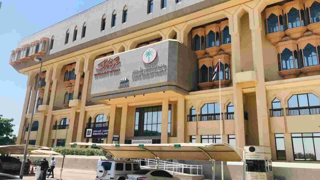 Dubai Land Department building where Dubai real estate laws and regulations are administered